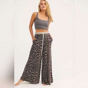 Free People Cheetah Day Pants Size XS